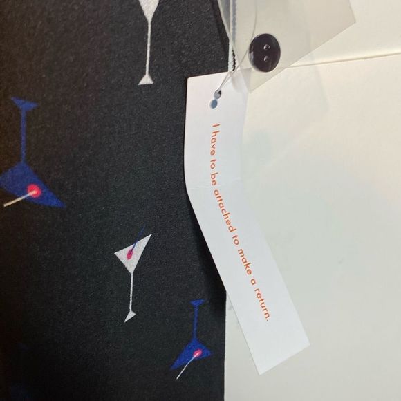 ModCloth just a little something belted shift dress martinis cocktail glass retr - Picture 8 of 9